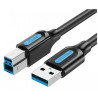 Cable USB 3.0 Vention COOBD/ USB Tipo-B Macho - USB Macho/ 5Gbps/ 50cm