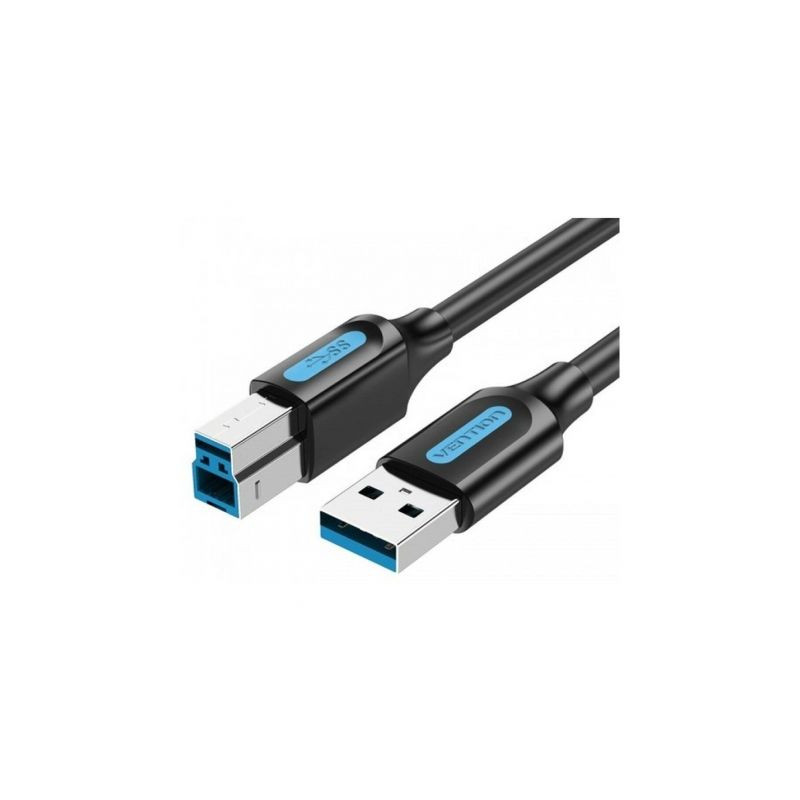 Cable USB 3.0 Vention COOBF/ USB Tipo-B Macho - USB Macho/ 5Gbps/ 1m/