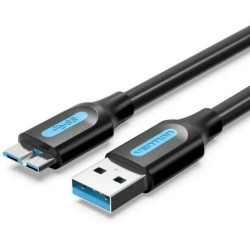 Cable USB 3.0 Vention COPBC/ USB Macho - MicroUSB Macho/ Hasta 10W/ 5G