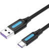 Cable USB 2.0 Tipo-C Vention CORBD/ USB Macho - USB Tipo-C Macho/ 480M