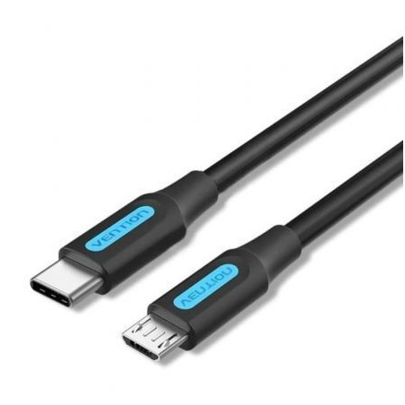Cable USB 2.0 Tipo-C Vention COVBD/ USB Tipo-C Macho - MicroUSB Macho/