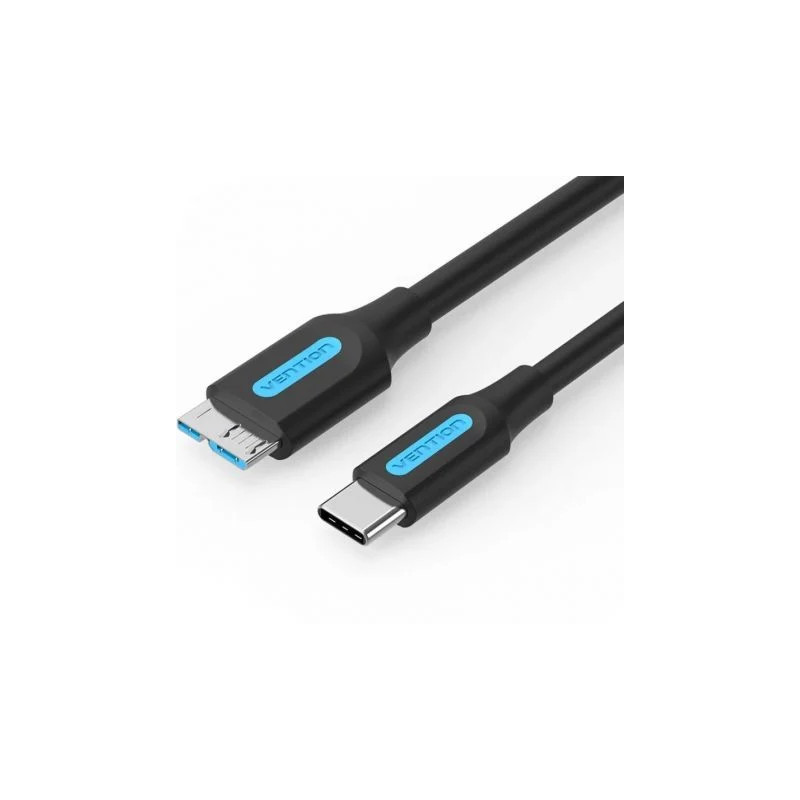 Cable USB 3.0 Vention CQABD/ microUSB Macho - USB Tipo-C Macho/ 5Gbps/