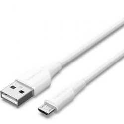 Cable USB 2.0 Vention CTIWH/ USB Macho - MicroUSB Macho/ 480Mbps/ 2m/
