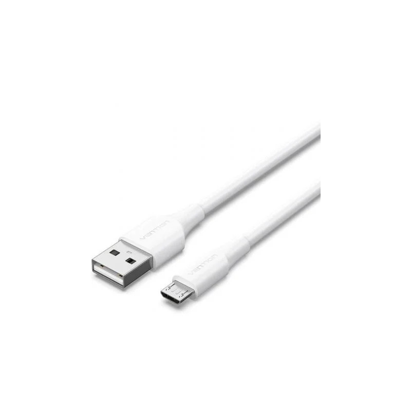 Cable USB 2.0 Vention CTIWH/ USB Macho - MicroUSB Macho/ 480Mbps/ 2m/