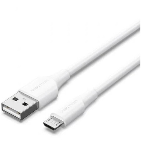 Cable USB 2.0 Vention CTIWH/ USB Macho - MicroUSB Macho/ 480Mbps/ 2m/