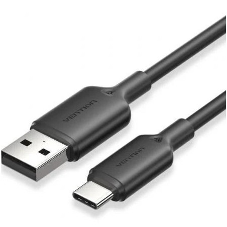 Cable USB 2.0 Tipo-C Vention CTQBF/ USB Tipo-C Macho - USB Macho/ Hast