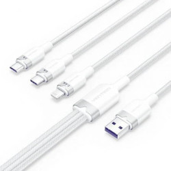 Cable USB 2.0 Lightning Vention CTRWG/ USB Macho/ USB Tipo-C Macho - M