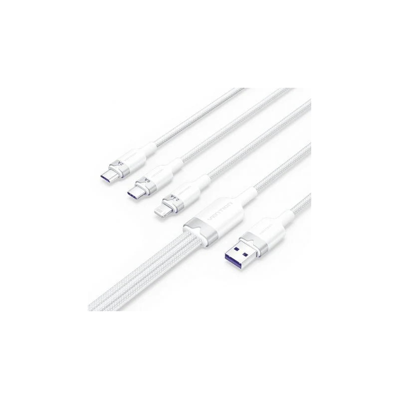 Cable USB 2.0 Lightning Vention CTRWG/ USB Macho/ USB Tipo-C Macho - M