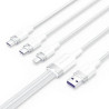 Cable USB 2.0 Lightning Vention CTRWG/ USB Macho/ USB Tipo-C Macho - M
