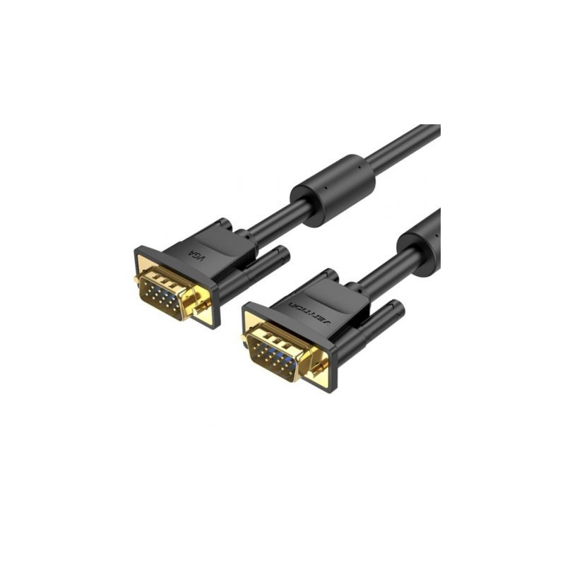Cable SVGA Vention DAEBI/ VGA Macho - VGA Macho/ 3m/ Negro