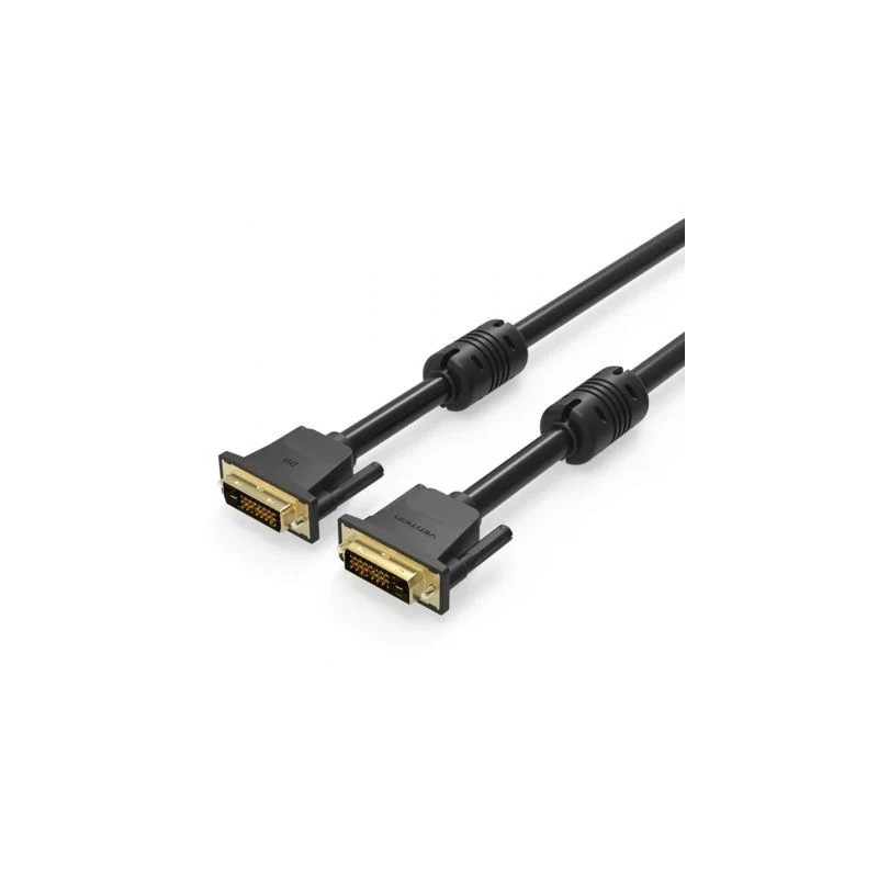 Cable DVI Vention EAABG/ DVI-D Macho - DVI-D Macho/ 1.5m/ Negro