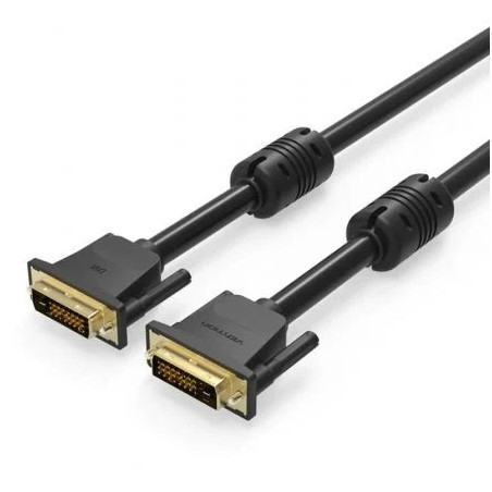 Cable DVI Vention EAABG/ DVI-D Macho - DVI-D Macho/ 1.5m/ Negro
