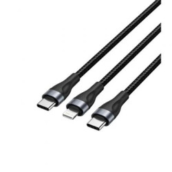 Cable USB Tipo-C Vention H17BAV/ USB Tipo-C Macho - Lightning Macho/ U