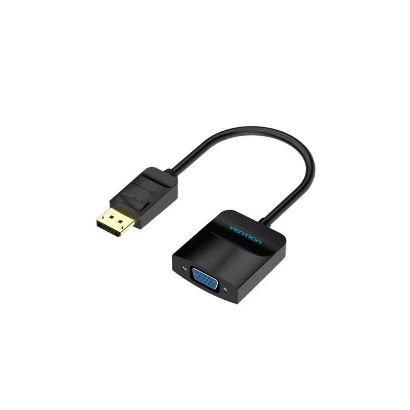 Conversor Vention HBFBB/ DisplayPort Macho - VGA Hembra/ 15cm/ Negro