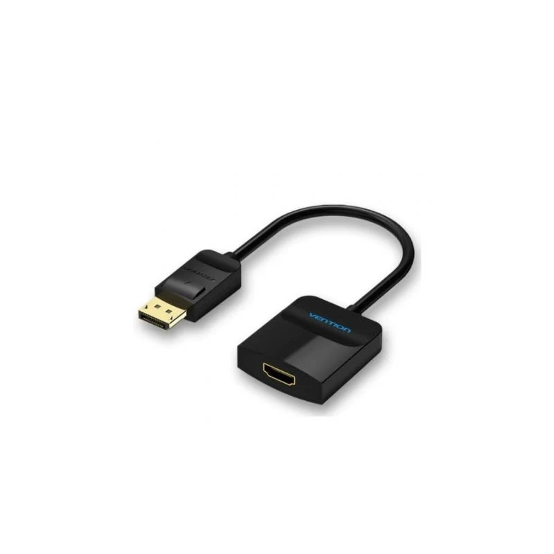 Conversor Vention HBGBB/ DisplayPort Macho - HDMI Hembra/ 15cm/ Negro