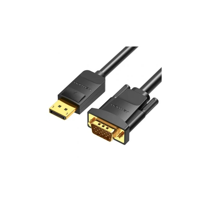 Cable Conversor Vention HBLBG/ DisplayPort Macho - VGA Macho/ 1.5m/ Ne