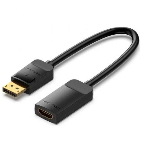 Cable Conversor Vention HBZBB/ DisplayPort Macho - HDMI 4K Hembra/ 15c