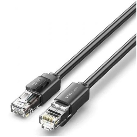Cable de Red RJ45 UTP Vention IBRBG Cat.6/ 1.5m/ Negro