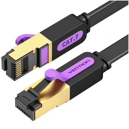 Cable de Red RJ45 SFTP Vention ICDBD Cat.7/ 50cm/ Negro