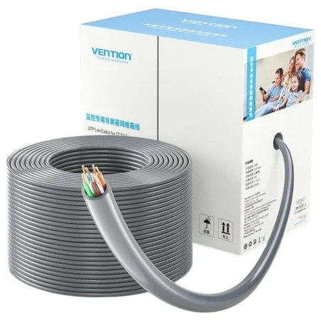 Bobina de Cable RJ45 UTP Vention IJCH305 Outdoor Patch Cat.5e/ 305m/ G