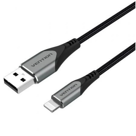 Cable USB 2.0 Lightning Vention LABHH/ USB Macho - Lightning Macho/ 2m