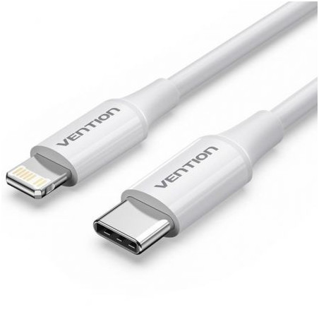 Cable USB 2.0 Tipo-C Lightning Vention LAJWF/ USB Tipo-C Macho - Light