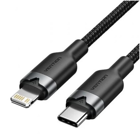 Cable USB Tipo-C Lightning Vention LALBH/ USB Tipo-C Macho - Lightning
