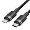Cable USB Tipo-C Lightning Vention LALBH/ USB Tipo-C Macho - Lightning