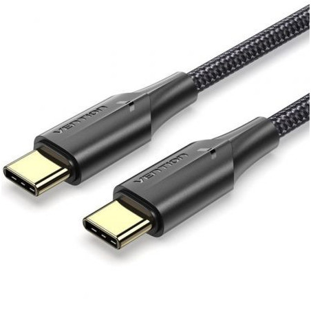 Cable USB 2.0 Tipo-C 3A Vention TAUBH/ USB Tipo-C Macho - USB Tipo-C M
