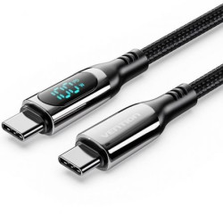 Cable USB 2.0 Tipo-C 5A 100W Vention TAYBAV/ USB Tipo-C Macho - USB Ti