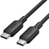 Cable USB 2.0 Tipo-C 3A Vention TRCBH/ USB Tipo-C Macho - USB Tipo-C M