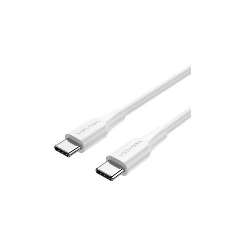 Cable USB 2.0 Tipo-C 3A Vention TRCWH/ USB Tipo-C Macho - USB Tipo-C M