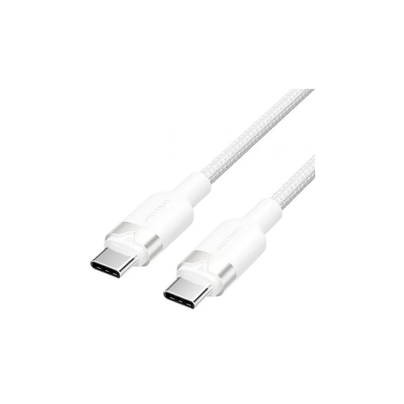 Cable USB 2.0 Tipo-C 3A Vention TRDWH/ USB Tipo-C Macho - USB Tipo-C M