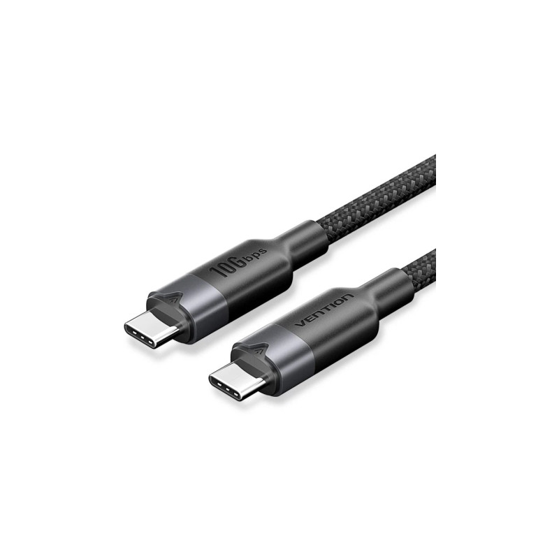 Cable USB 3.2 Tipo-C 5A Vention TRGBD/ USB Tipo-C Macho - USB Tipo-C M