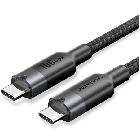 Cable USB 3.2 Tipo-C 5A Vention TRGBD/ USB Tipo-C Macho - USB Tipo-C M