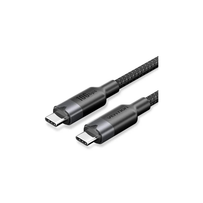 Cable USB 3.2 Tipo-C 5A Vention TRGBF/ USB Tipo-C Macho - USB Tipo-C M