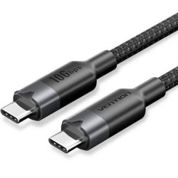 Cable USB 3.2 Tipo-C 5A Vention TRGBH/ USB Tipo-C Macho - USB Tipo-C M