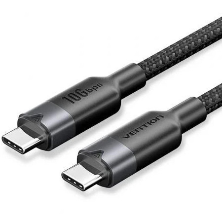 Cable USB 3.2 Tipo-C 5A Vention TRGBH/ USB Tipo-C Macho - USB Tipo-C M