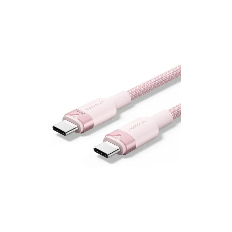 Cable USB 2.0 Tipo-C 5A Vention TRIPF/ USB Tipo-C Macho - USB Tipo-C M