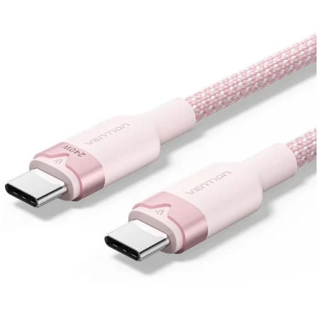 Cable USB 2.0 Tipo-C 5A Vention TRIPF/ USB Tipo-C Macho - USB Tipo-C M