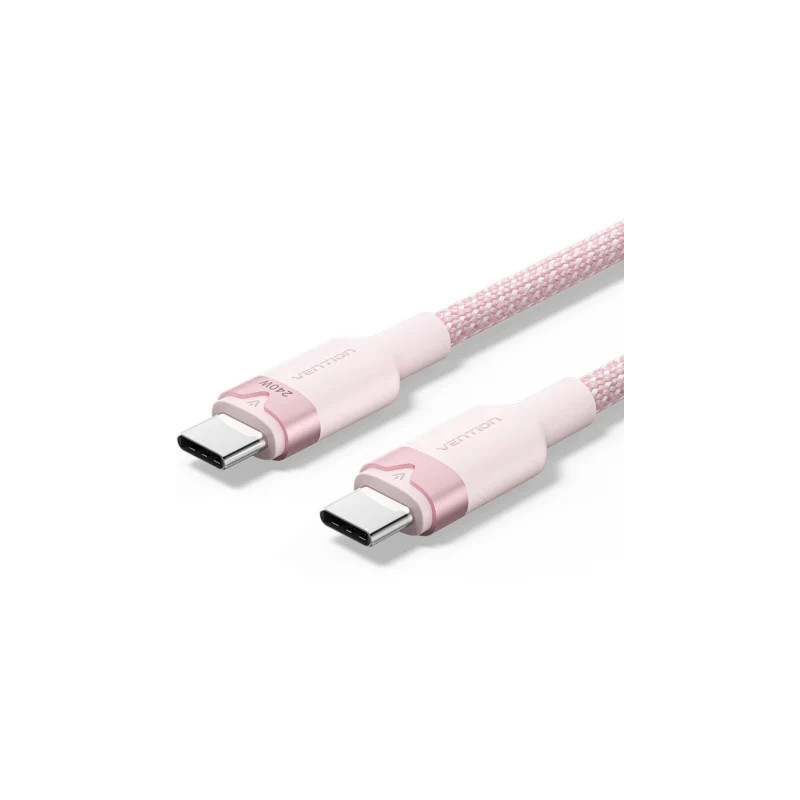 Cable USB 2.0 Tipo-C 5A Vention TRIPH/ USB Tipo-C Macho - USB Tipo-C M