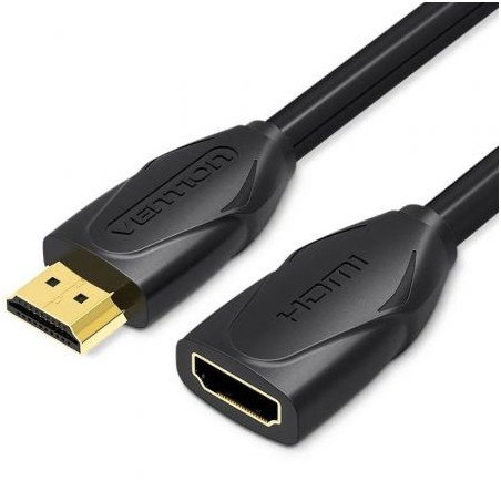 Cable Alargador HDMI Vention VAA-B06-B300/ HDMI Macho - HDMI Hembra/ 3
