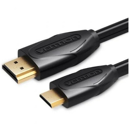 Cable HDMI Vention VAA-D02-B150/ HDMI Macho - Mini HDMI Macho/ 1.5m/ N