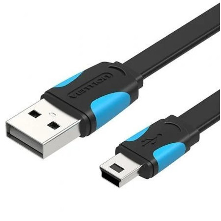 Cable USB 2.0 Vention VAS-A14-B200/ Mini USB Macho - USB Macho/ Hasta