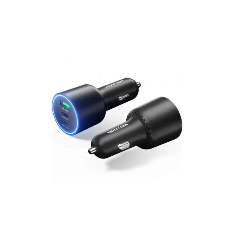 Cargador de Coche Vention FFPB0/ 2xUSB-Tipo C/ 1xUSB/ 165W | APLIUM