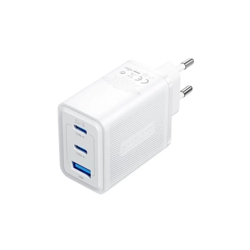 3-PORT USB (C + C + A) Gan Char (65W/65W/60W) Eu-plug White | APLIUM