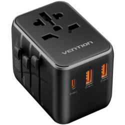 3-PORT USB (C+A+A) Universal Tr Avel Adapter (20W/18W/18W) B | APLIUM