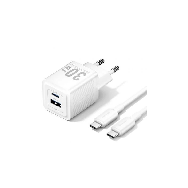 Cargador de Pared GaN Vention TZ-FEQW0-EU-01/ 1xUSB Tipo-C/ | APLIUM