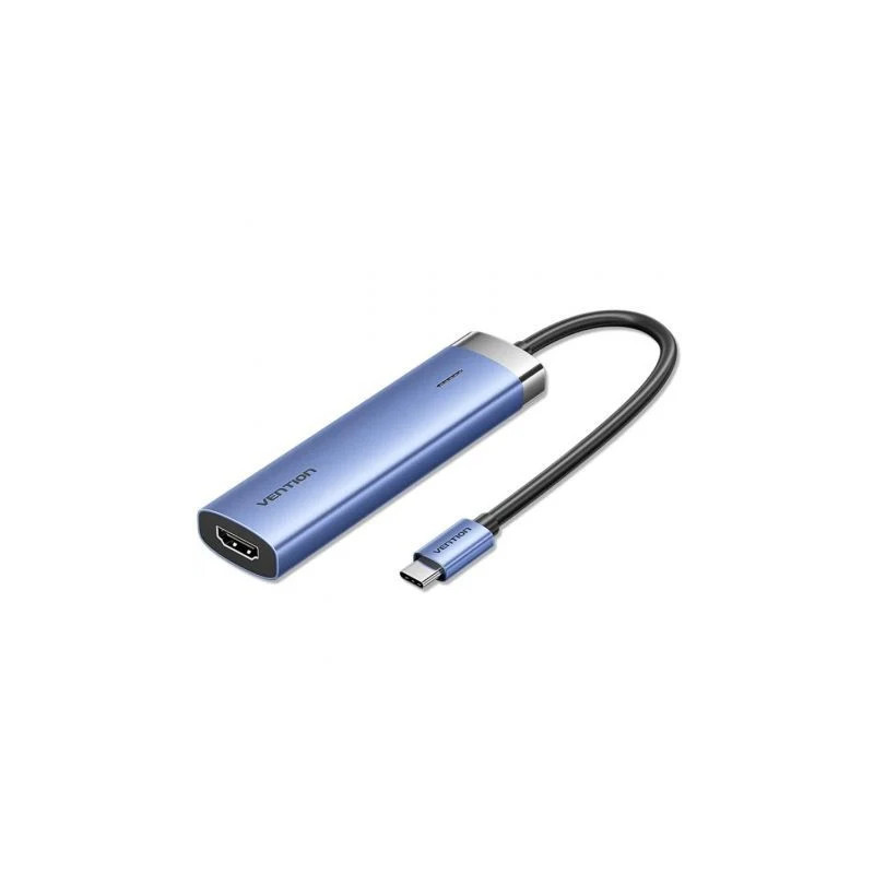 Docking USB Tipo-C Vention TGESB/ 3xUSB/ 1xHDMI 4K/ 1xUSB Tipo-C PD/ A