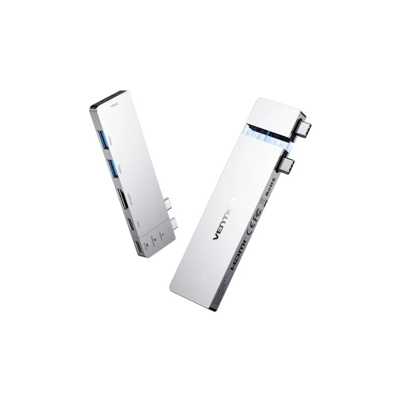 Docking USB Tipo-C Vention THZH0/ 1xHDMI 4K/ 2xUSB/ 2xUSB Ti | APLIUM